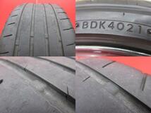 WedsSport TC-105X 17x7.5J+30 4H-100＆BS POTENZA S007 205/40R17 21年製造 オマケタイヤ付き4本セット コンパクトチューナーサイズ 鴻巣_画像3