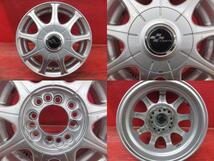 155/65R13 低燃費 ブリヂストン ニューノ 社外アルミ ZAMTH 13インチ マルチ 新品夏タイヤ 中古ホイール セット オッティ ゼスト等に_画像5