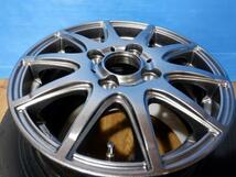 (処分市)(新品4本セット) 13x4J+45 4H100 + ブリヂストン NEWNO ニューノ 155/65R13 ライフ ゼスト パレット ヴィヴィオ アルト 等 各_画像3