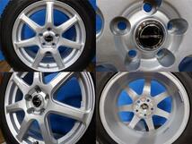 【中古スタッドレス4本セット】C-HR カローラクロス エスティマ トヨタ専用アルミ 17x7J+47 5H114.3 + ダンロップ SJ8+ 215/60R17 各_画像7