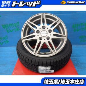 送料無料 4本 冬タイヤ ホイールセット BIRTH VS7 15インチ ブリヂストン ブリザックVRX2 195/65R15 エスクァイア ヴォクシー 本庄