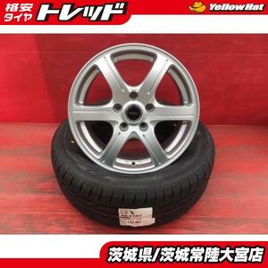 215/60R16 22年製 低燃費タイヤ ネクストリー ブリヂストン FEID 16インチ 新品夏タイヤ 中古ホイール セット カムリ エスティマ等に