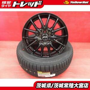 205/60R16 ダンロップ エナセーブ RV505 マルカ シュナイダー 16インチ 新品夏タイヤ 中古ホイール セット エクシーガ レガシィB4等