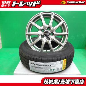 シエンタ 10系 15系 中古アルミホイール 新品サマーセット ピレリ パワジー 185/65R15 JL10 6.0J +45 5H100 4本 組込発送