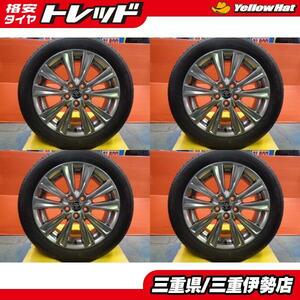 送料無料 235/50R18 TOYO トランパス R30 トヨタ 30アルファード純正 18インチ 7.5J +45 5H114 中古 タイヤ ホイール 2020年製 伊勢