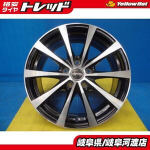 中古 ４本 アルミホイール 単品 プリウスα エクストレイル T32 ジューク CX-5 CX-8 等 Laffite LE-03 17インチ 7.0J+48 5H PCD114.3