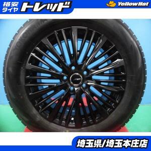 送料無料 4本 冬タイヤ ホイールセット MER 18インチ ヨコハマ アイスガードiG70 235/60R18 107Q レクサス NX スタッドレス 本庄