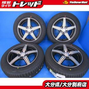 送料無料 社外アルミ 14インチ 5.5J +45 4H100 ダンロップ エナセーブ 165/65R14 パッソ インサイト タンク ルーミー