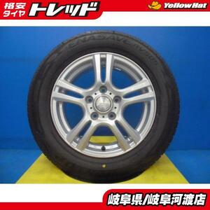 4本 新品 夏タイヤ 195/65R15 中古 アルミ付き セレナ C25 C26 C27 に ジョーカー 15インチ PCD114.3 ダンロップ エナセーブ RV505