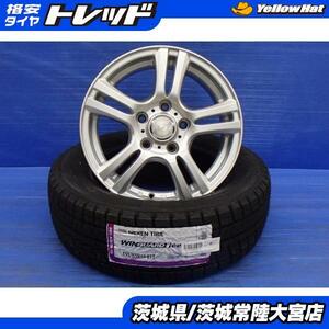 送料無料 195/65R15 新品 スタッドレス 中古 ホイール 4本セット ネクセン WINGUARD ice2 ジョーカー 15インチ 6J 5H114.3 +43