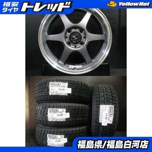 新品 スタッドレス 165/55R15 22年製 ヨコハマ ICE GUARD IG60 中古ホイール BADX 5.0J-15 4H 100 冬セット N-BOX スペーシア 白河