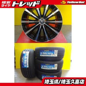 225/45R18 グッドイヤー RVF02 シャレン 8J +45 5H114.3 クラウン エスティマ カムリ アルファード ジェイド MPV WRX RX-8 エスクード 埼玉