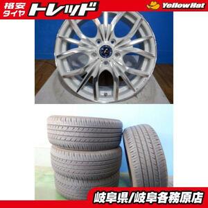 【新品ホイール+中古タイヤセット】ステップワゴン (RG1, RG2, RG3, RG4) Weds LEONIS LV 17x6.5J+53 5H114.3 + SEIBERLING 215/50R17