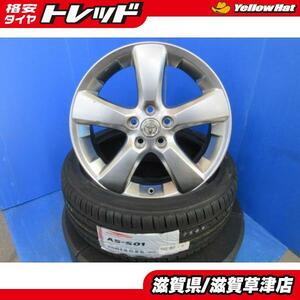 SAI サイ DAA-AZK10 4本 トヨタ純正 高輝度塗装 18インチ5穴 PCD 114.3 2023年製 新品 215/45R18 夏用 夏タイヤアルミホイールセット