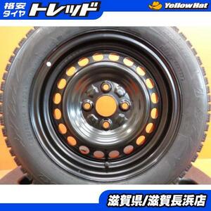 タント ムーヴ 冬タイヤ 新品 ブリヂストン ブリザックVRX2 155/65R14 2023年製 中古 ダイハツ純正 14インチ 4本セット ミラ ウェイク