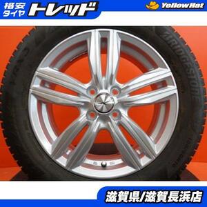 ノート E12 デミオ DJ系 冬タイヤ 中古 ブリヂストン VRX3 185/60R16 2022年製 JOKER 16インチ 4本セット ブリザック スタッドレス