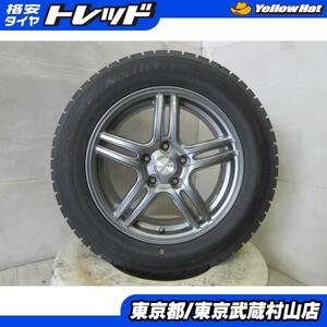 中古 2022年製 ノーストレック N5 205/60R16 92Q + WAREN 16インチ 6.5J +35 5H114.3 武蔵村山 ヴォクシー ノア プリウスa