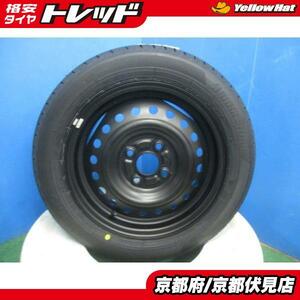 4本 新品 タイヤ 2024年製 ブリヂストン NEWNO 155/65R14 鉄 スチールホイール 14インチ 4.5J +45 100 4H ムーヴ ワゴンR タント