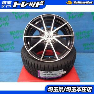 送料無料 4本 冬タイヤホイールセット ADONIS JXS 17インチ ネクセン ウィンガードice2 215/50R17 ノア レヴォーグ ヴォクシー 本庄　 ビア