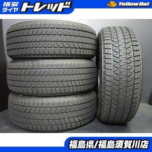 レクサスRX ムラーノ ブリヂストン ブリザック DM-V3 235/55R20 102Q 2021年製 中古スタッドレス4本セット 須賀川店頭取付OK