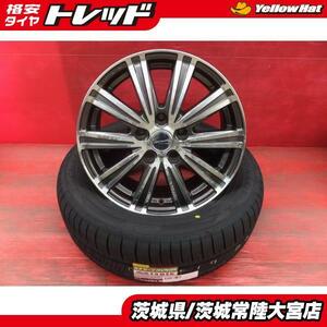 205/60R16 ダンロップ エナセーブ RV505 スマック スパロー 腐食あり 16インチ 新品夏タイヤ 中古アルミホイール セット SAI プリウスα等