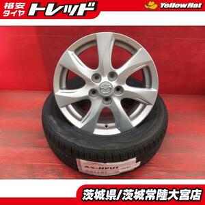 205/60R16 海外製 アロースピード AS HP01 マツダ BL系 アクセラ純正 16インチ 新品夏タイヤ 中古ホイール セット BMアクセラ ビアンテ流用