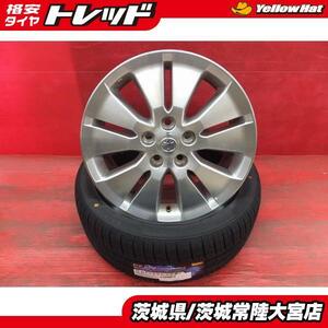 215/45R17 24年製 ピレリ P7EVO パフォーマンス 10系アルファード 純正アルミ 17インチ 新品夏タイヤ 中古ホイール セット アイシス流用等