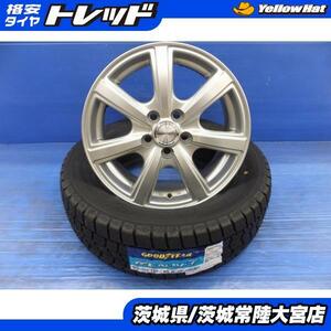 185/66R15 22年製 グッドイヤー アイスナビ7 ダンロップ PRD S7 トヨタ車用 15インチ 新品スタッドレス 中古ホイール セット 新シエンタ等