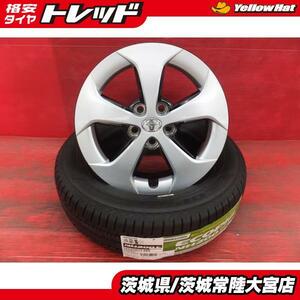 185/65R15 22年製 ブリヂストン エコピアNH200C トヨタ 30系プリウス純正 15インチ 新品夏タイヤ 中古ホイール セット アリオン プレミオ等