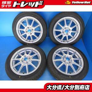 送料無料 社外アルミ 15インチ 4.5J +45 4H100 ダンロップ エナセーブ 165/55R15 ムーヴキャンバス ミラトコット ウェイク 別