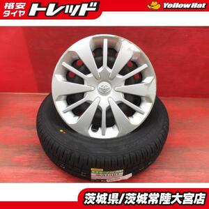 165/70R14 ダンロップ エナセーブ EC204 トヨタ ルーミー純正 スチールホイール 14インチ 新品夏タイヤ 中古ホイールセット パッソなどに