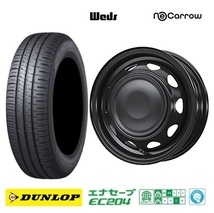 取寄せ品 WEDS ネオキャロ BC ダンロップ EC204 2023年製 165/55R14インチ MM01系 フレアワゴン AZワゴン キャロル スピアーノ プレオ_画像1