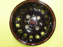 取寄せ品 WEDS ヴィセンテ04 BK 3.5B+45 ヨコハマ SUPER VAN Y356 23年 145R12 6PR 145/80R12 LT 80/78N NV NT100クリッパー スクラム_画像4