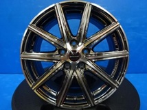 取寄せ品 共豊 シュタイナーSF-G 6.5J+53 5H-114.3 アロースピード S01 23年 205/50R17インチ ラフェスタハイウェイスター プレマシー_画像9