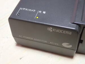 京セラ KYOCERA バッテリーチャージャー AC-V3 Sony ソニー L型
