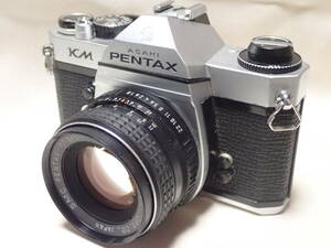 PENTAX ペンタックス KM + SMC PENTAX 1:1.8 55mm レンズ