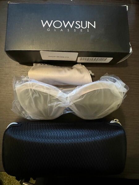 【WOWSUN】サングラス　UV400 レディース　