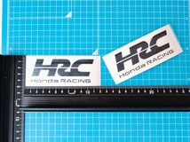 HRC ホンダレーシング　(新ロゴ)　カッティングステッカー_画像2