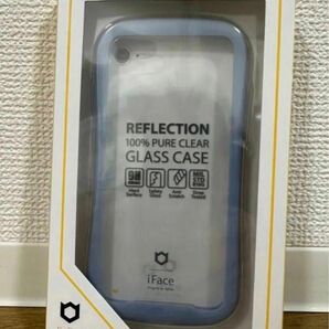 未開封品 Hamee iFace iPhone SE3 SE2 8 7 REFLECTION ペールブルー 水色 ペール ブルー