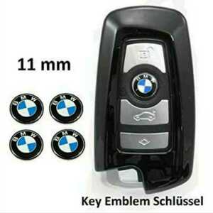 匿名発送【４個】BMW 11mm リモートキーエンブレム BMWロゴ ３Dステッカー E46 E39 E38 E90 E60 E36 F30 E34 F10 F20 E92 E53 X3 X5