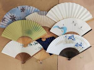 1060* fan kimono small articles ... "uchiwa" fan summarize 8 point used 