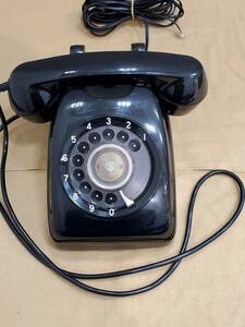 1351*　黒電話　600-A1　東芝　TOSHIBA　昭和　ダイヤル式　中古　動作未確認　ジャンク