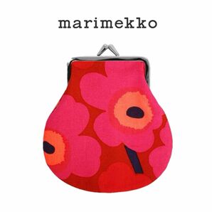 ◎marimekko マリメッコ◎ ミニ ウニッコ がま口 ミニポーチ コインケース 小物入れ UNIKKO 232