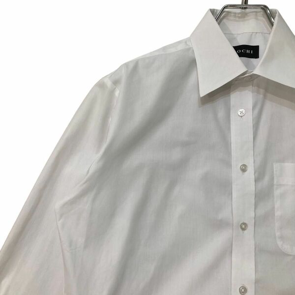 【ROCHI】アオキ ワイシャツ 長袖 ビジネス 形態安定 レギュラーカラー ホワイト M