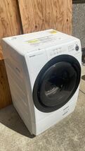 【1円スタート 】SHARP シャープ ドラム式洗濯乾燥機 プラズマクラスター 洗濯機 左開き ES-S7F-WL ドラム式電気洗濯乾燥機 _画像2