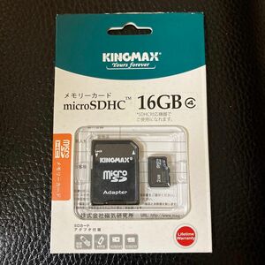 メモリーカード　16GB KINGMAX KM-MCSDHC4X16G マイクロSDカード microSDカード
