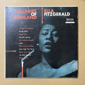 米盤 / DECCA / オリジナル 両溝 / ELLA FITZGERALD / Lullabies of Birdland / black:dg 