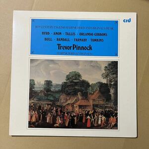 英 CRD 1050 優秀録音 高音質 / TREVOR PINNOCK / 16th CENTURY ENGLISH HARPSICHORD AND VIRGINALS MUSIC