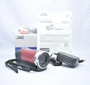 JVC Everio ハイビジョンメモリームービー レッド GZ-HM155-R