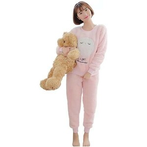  pyjamas top and bottom set size : XL size pink 